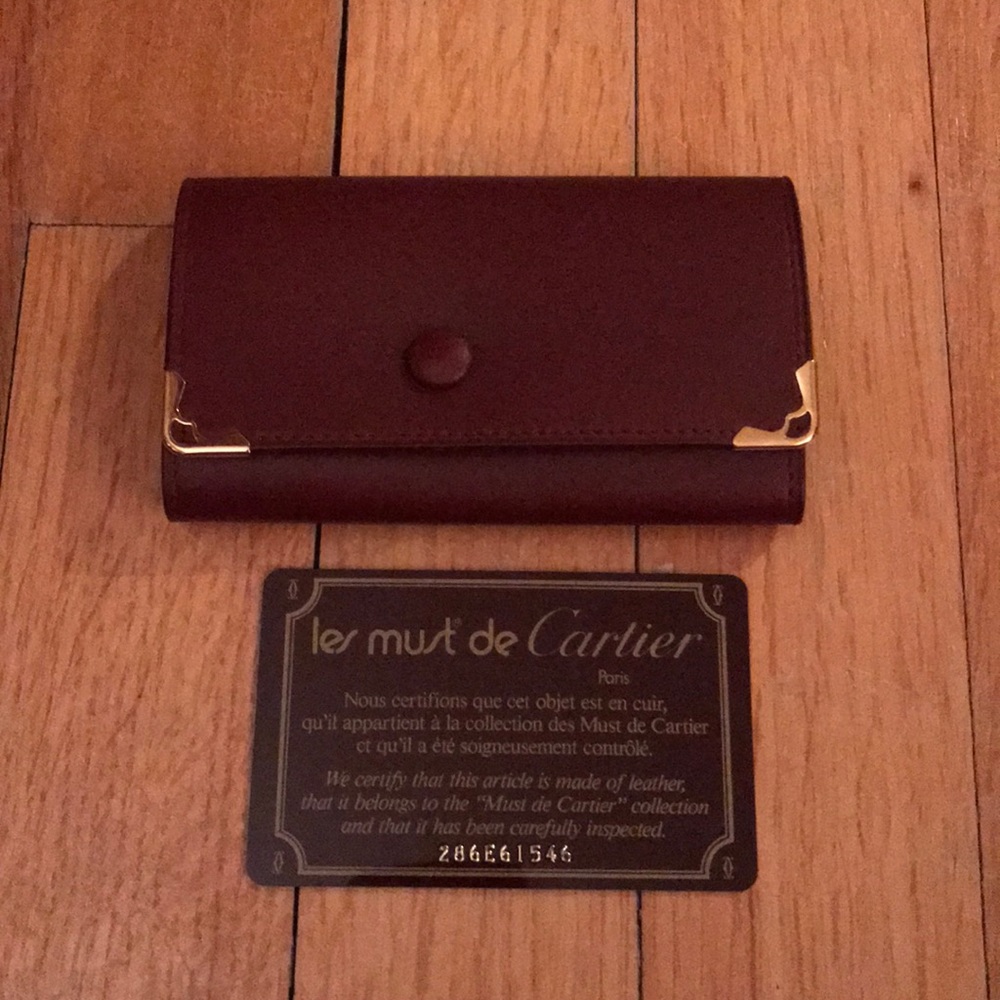 Cartier key holder and card wallet